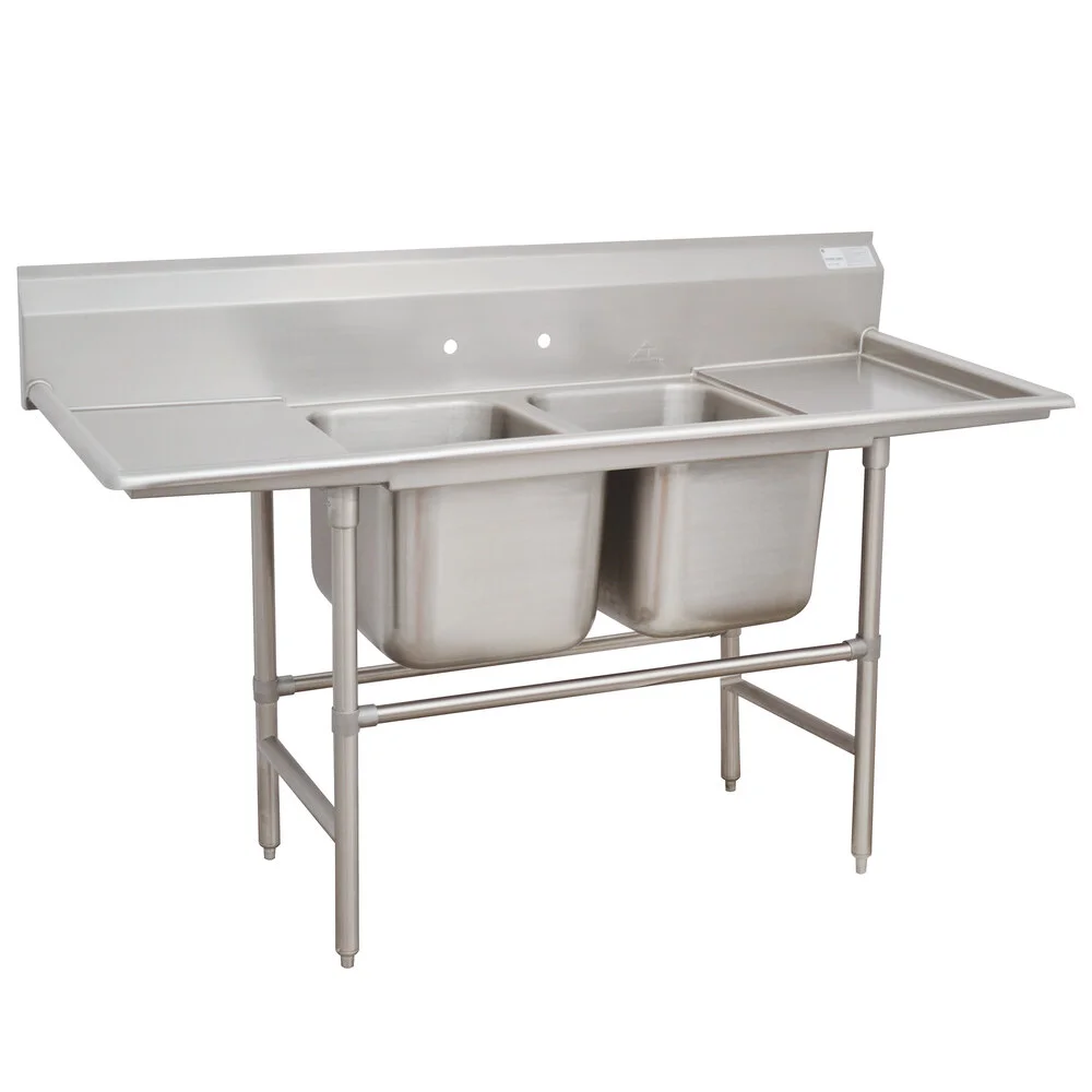 ADVANCE TABCO 94-22-40-36RL Regaline Sink, 2-Cpt., 20 Inch F-To-B X 20 Inch | CD7PGU