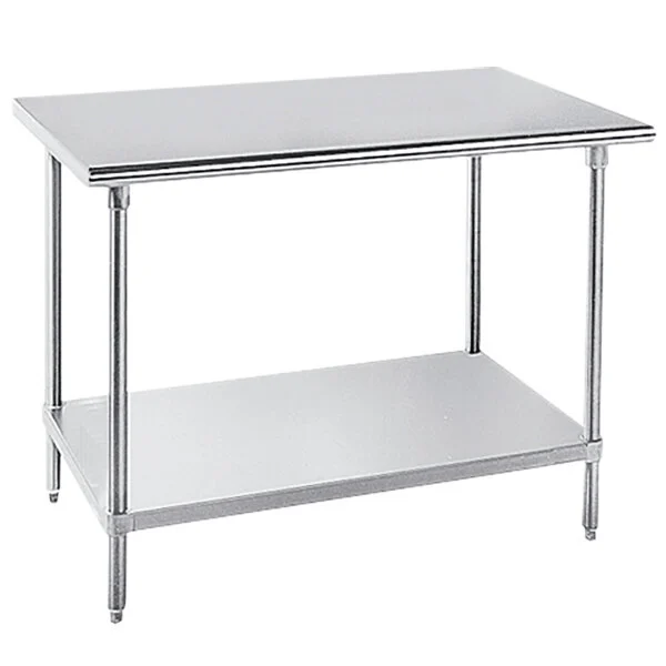 ADVANCE TABCO AG-246 Work Table, 72 X 24 Inch Size 16 Ga 430 Ss Top | CD7PRT