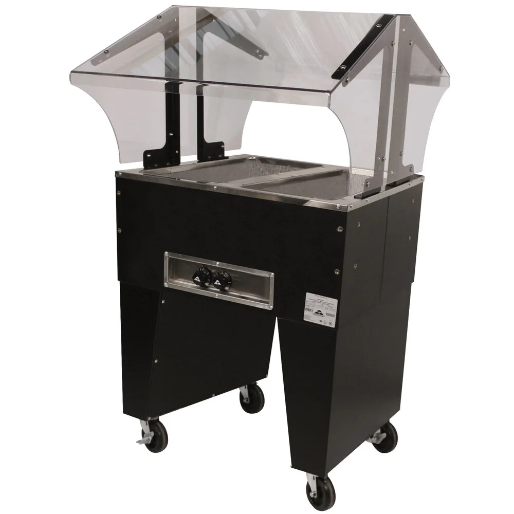ADVANCE TABCO B2-120-B-S Portable Hot Food Buffet Table, Electric, 31-13/16 X 35 X 53 Inch Size | CD7PUR