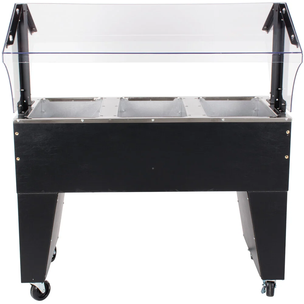 ADVANCE TABCO B3-120-B Portable Hot Food Buffet Table, Electric, 47-1/8 X 35 X 53 Inch Size | CD7PVD