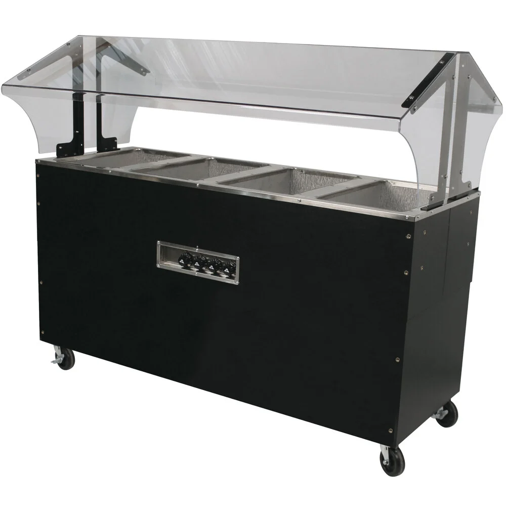 ADVANCE TABCO B4-240-B-S-SB Portable Hot Food Buffet Table, Electric, 62-7/16 X 35 X 53 Inch Size | CD7PVY