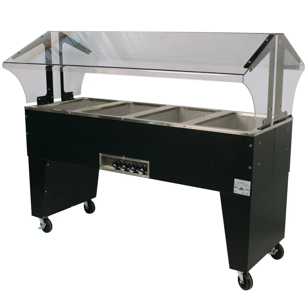 ADVANCE TABCO B4-240-B Portable Hot Food Buffet Table, Electric, 62-7/16 X 35 X 53 Inch Size | CD7PVW