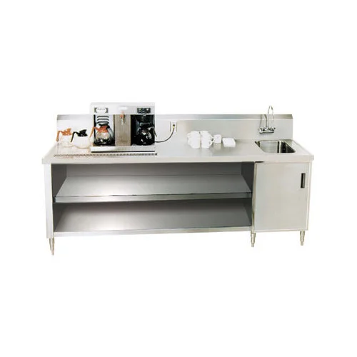 Beverage Table, 96 Inch W, With 14 X 16 X 12 Inch D Sink