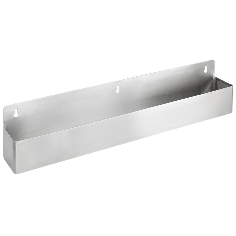 ADVANCE TABCO BK-3 Speed Rail, Single Tier, 36 X 4-1/8 X 6-1/2 Inch Size, 9-10 Bottle Cap., Ss | CD7PZA