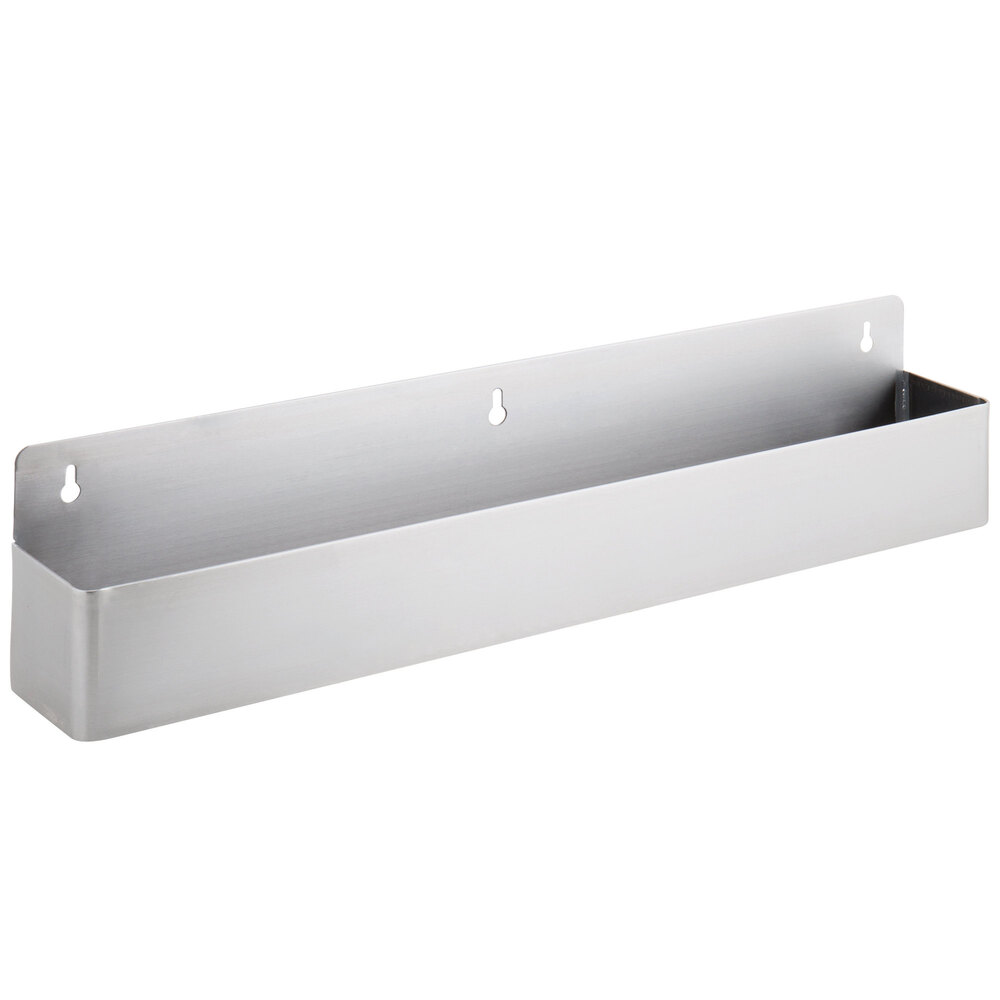 ADVANCE TABCO BK-30 Speed Rail, Single Tier, 30 X 4-1/8 X 6-1/2 Inch Size, 8-9 Bottle Cap., Ss | CD7PZB