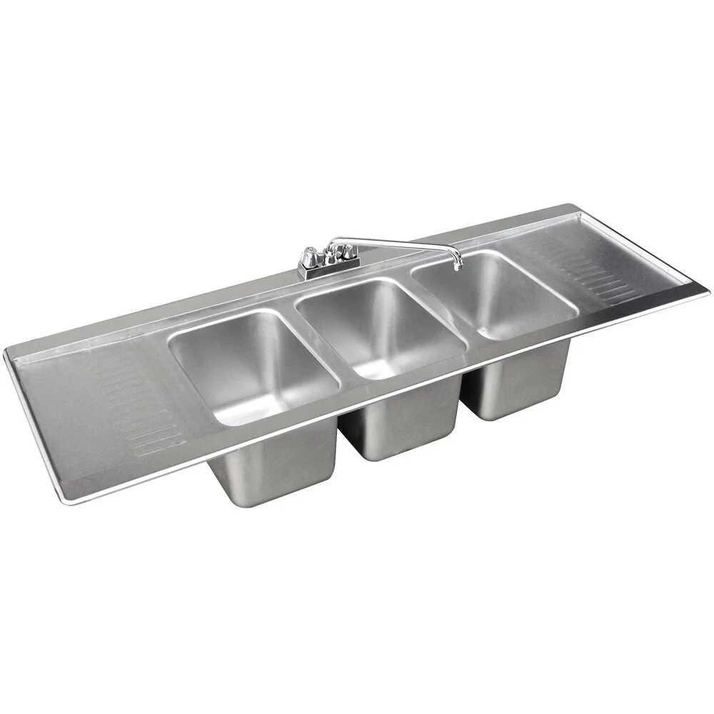 ADVANCE TABCO DBS-53C Bar Sink, Drop-In, 60-5/16 X 21-1/8 X 11-8/10 Inch Size | CD7QRX