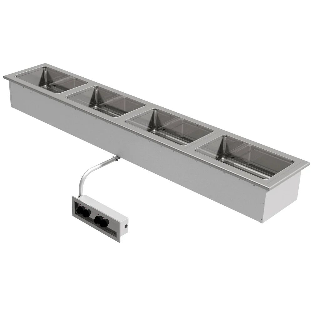 ADVANCE TABCO DISLSW-4-240 Slim Series Hot Food Well Unit, Drop-In, 98-3/16 X 16-7/16 X 15-34 Inch Size | CD7QVM