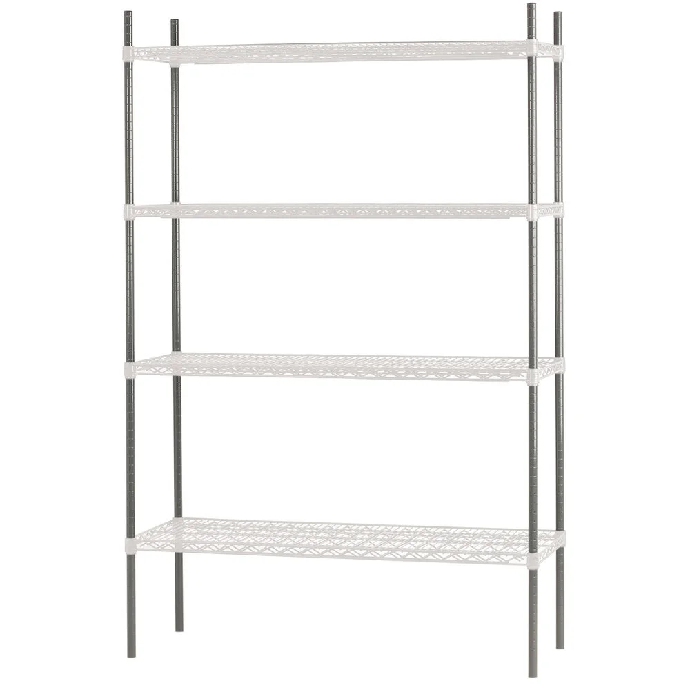 ADVANCE TABCO ECPC-86 Special Value Wire Shelving Post, 86 Inch Size, Chrome Plated | CD7TCQ