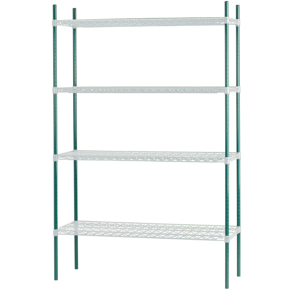 ADVANCE TABCO EGPC-86 Special Value Wire Shelving Post, 86 Inch Size, Green Epoxy Coated | CD7TJE