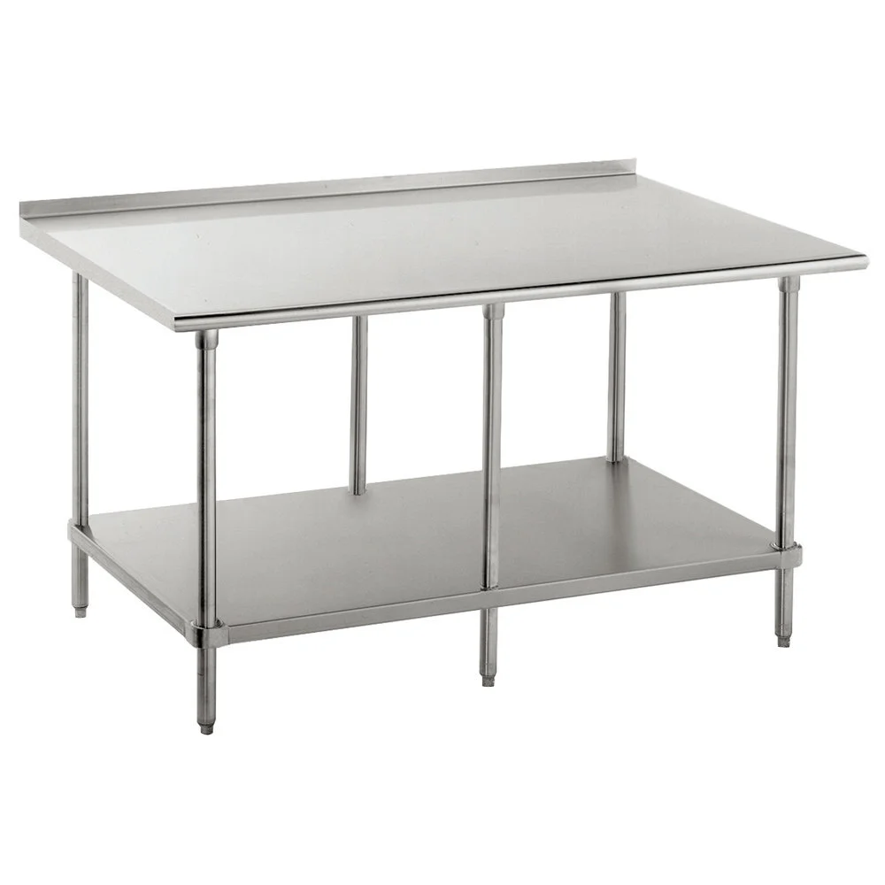 ADVANCE TABCO FAG-2412 Work Table, 144 X 24 Inch Size 16 Ga 430 Ss Top | CD7TMN