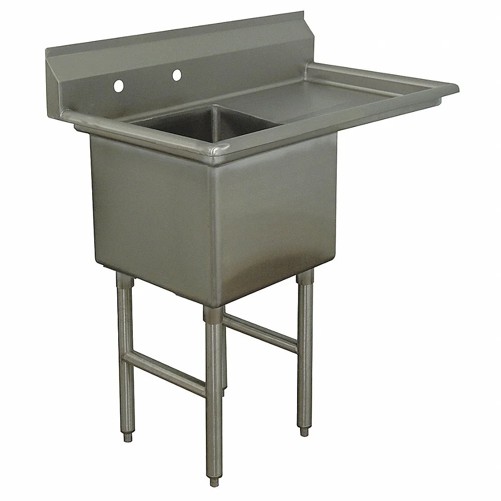 ADVANCE TABCO FC1-2424-24R-X Scullery Sink Stainless Steel 30 Inch Width | AA3TAD 11U365