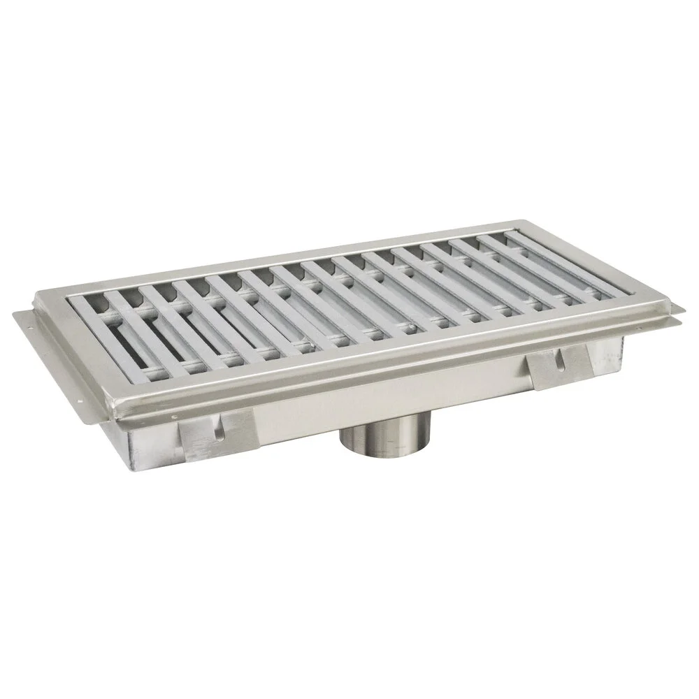 ADVANCE TABCO FFTG-2496 Floor Trough, 96 X 24 X 4 Inch D, Fiberglass Grating | CD7TYU