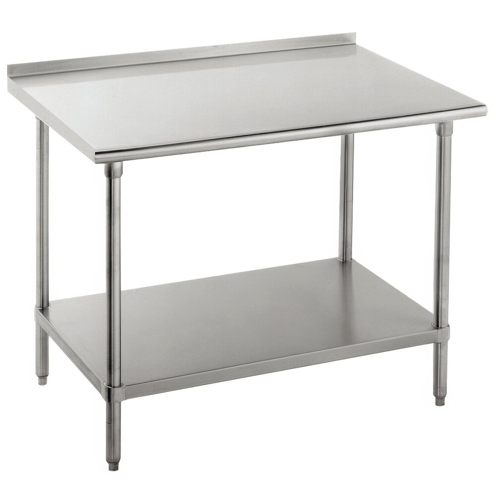 ADVANCE TABCO FSS-242 Work Table, 24 X 24 Inch Size 14 Ga 304 Ss Top | CD7ULR