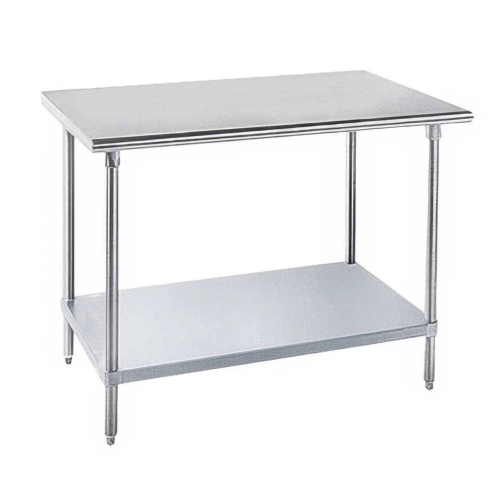 ADVANCE TABCO GLG-485 Work Table, 60 X 48 Inch Size 14 Ga 304 Ss Top | CD7UTR