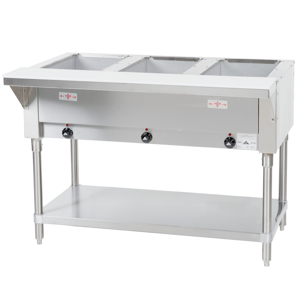 ADVANCE TABCO HF-3E-120 Hot Food Table, Electric, 47-1/8 X 30-5/8 X 34-3/8 Inch Size | CD7VED