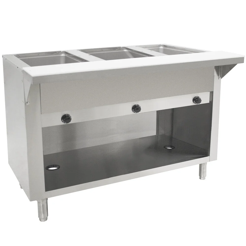 ADVANCE TABCO HF-3G-NAT-BS Hot Food Table, Natural Gas, 47-1/8 X 30-5/8 X 34-3/8 Inch Size | CD7VEN