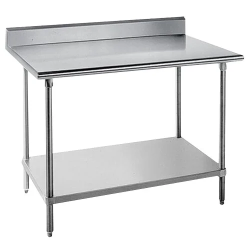 ADVANCE TABCO KAG-245 Work Table, 60 X 24 Inch Size 16 Ga 430 Ss Top | CD7VWL