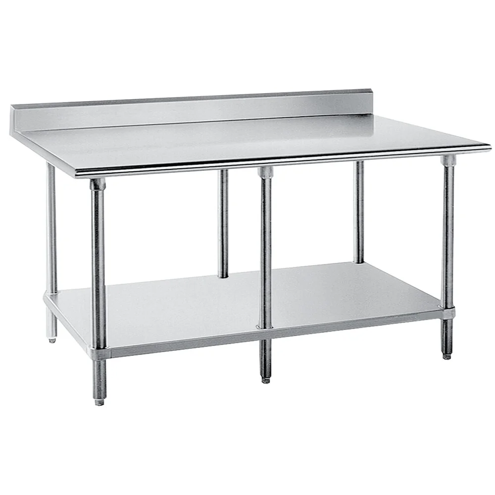 ADVANCE TABCO KLG-308 Work Table, 96 X 30 Inch Size 14 Ga 304 Ss Top | CD7VYN