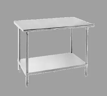 ADVANCE TABCO MS-249 Work Table, 108 X 24 Inch Size 16 Ga 304 Ss Top | CD7WKJ