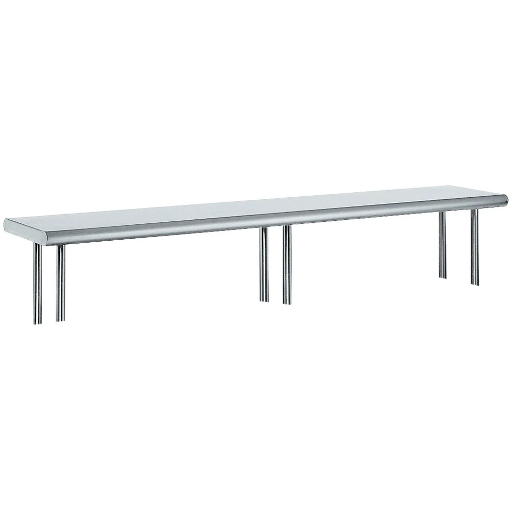 ADVANCE TABCO OTS-15-144 Overshelf, Table Mounted, Single, 144 X 15 Inch, 18 Ga 430 Ss | CD7WWM