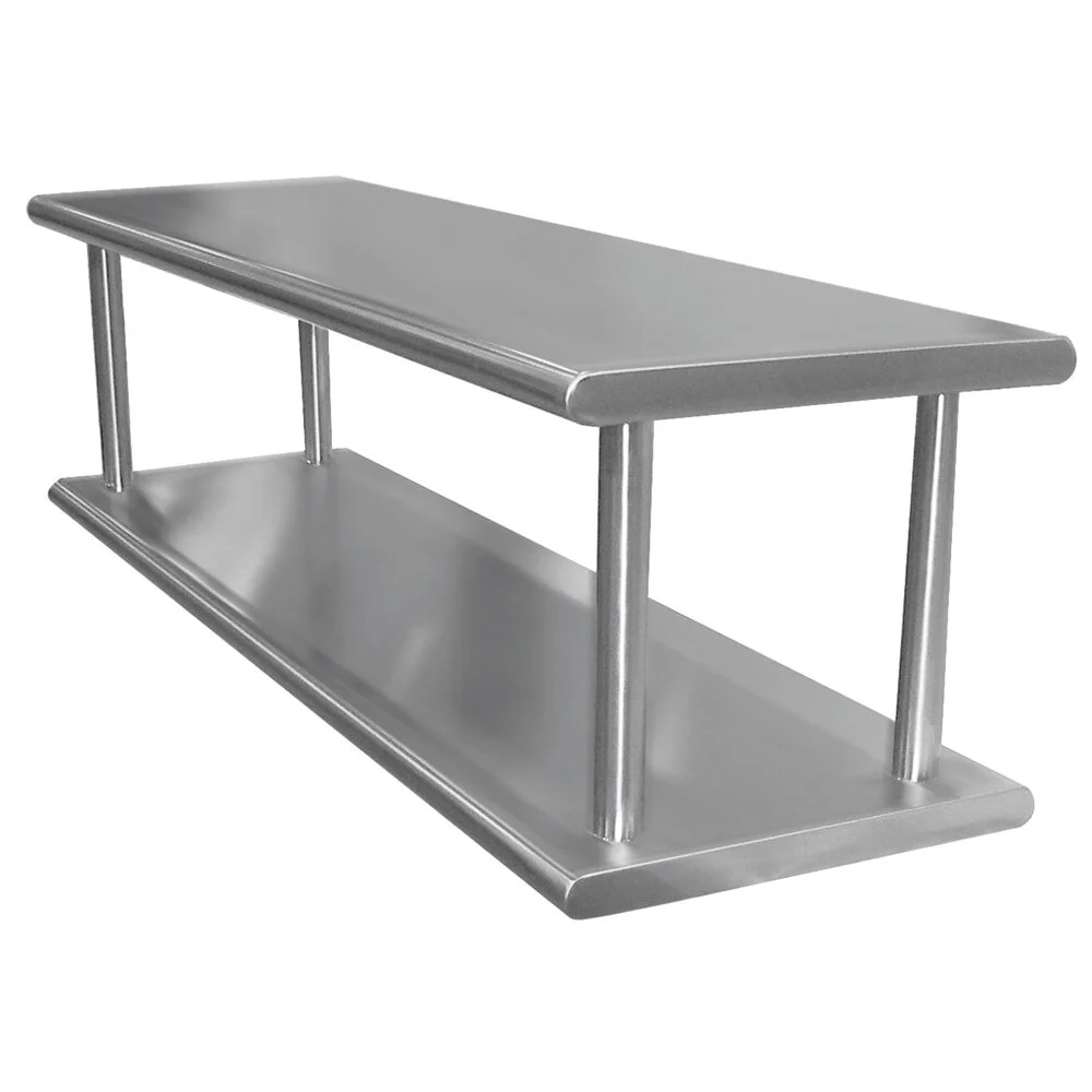 ADVANCE TABCO PA-24-96-2 Pass-Thru Shelf, Double Tier, 96 X 24 Inch Size 18/430 Ss | CD7WYV