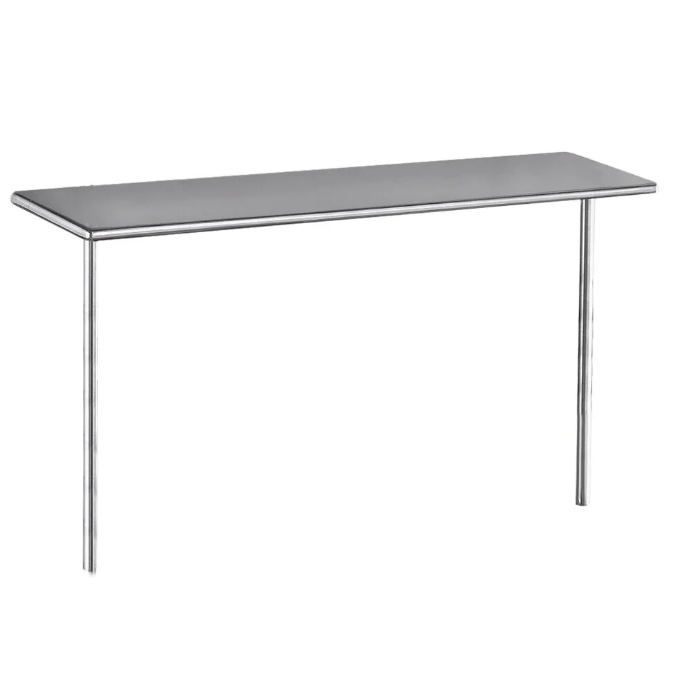 ADVANCE TABCO PT-12-132 Overshelf, Table Mounted, Single, 132 X 12 Inch, Ss, Mid-Mounted | CD7XWA
