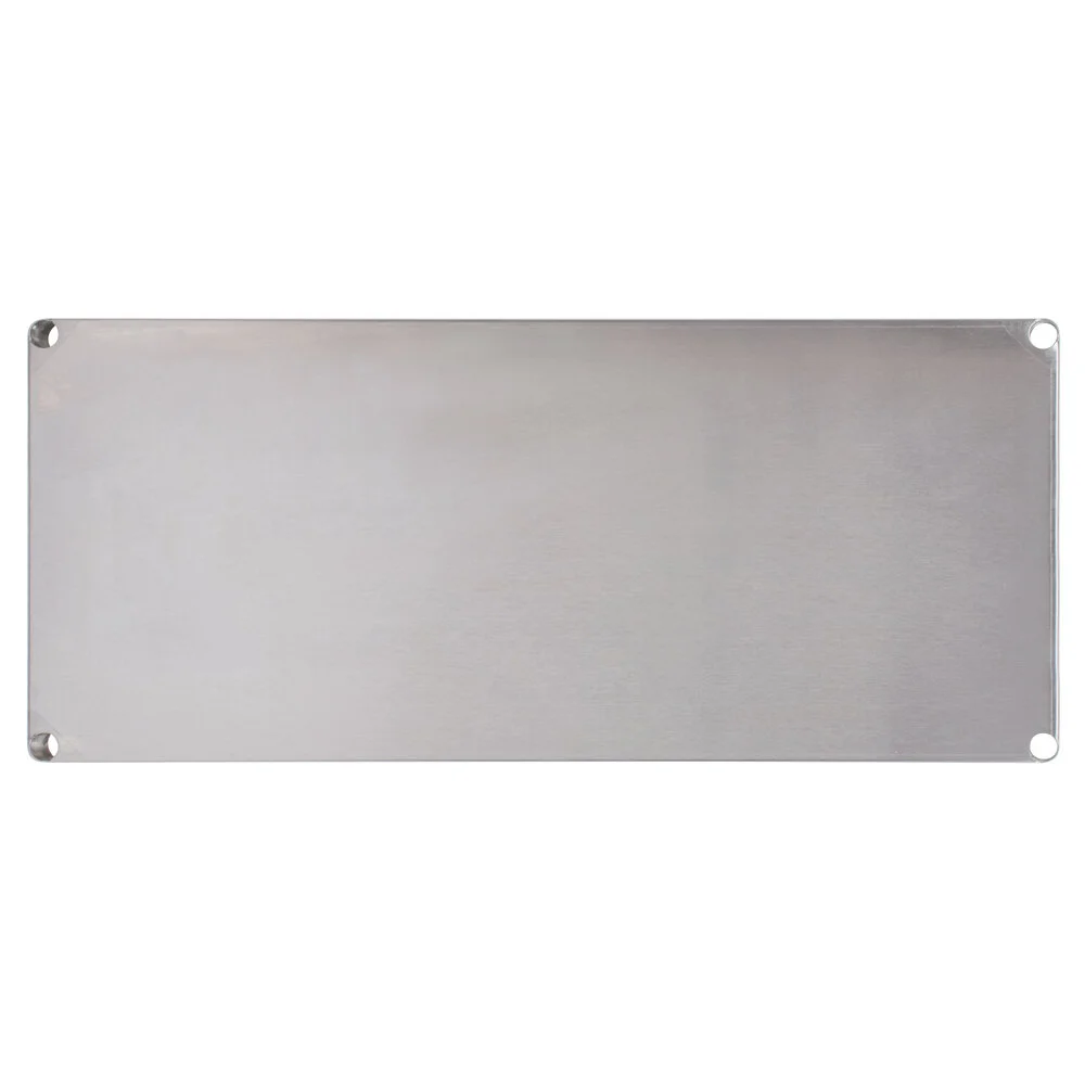 ADVANCE TABCO SH-1842 Shelving, Solid, 18 Inch W, 42 Inch Long, SS, Plastic Split Sleeves Included | CD7YGJ