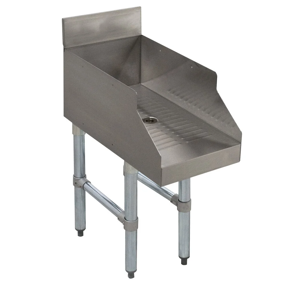 ADVANCE TABCO SL-GS-12 Recessed Drainboard, Underbar, 12 X 18 X 33 Inch Size | CD7YJP