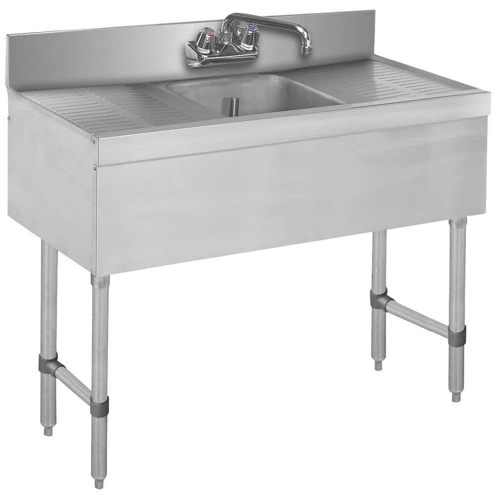 ADVANCE TABCO SLB-31C Special Value Sink Unit, 1-Cpt., 36 X 18 X 33 Inch Overall Size | CD7YJX