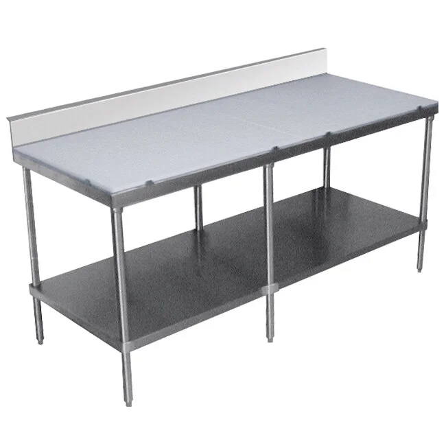 ADVANCE TABCO SPS-308 Poly-Top Work Table, 96 X 30 Inch Size 5/8 Inch Thick Poly-Vance Top | CD7YMK