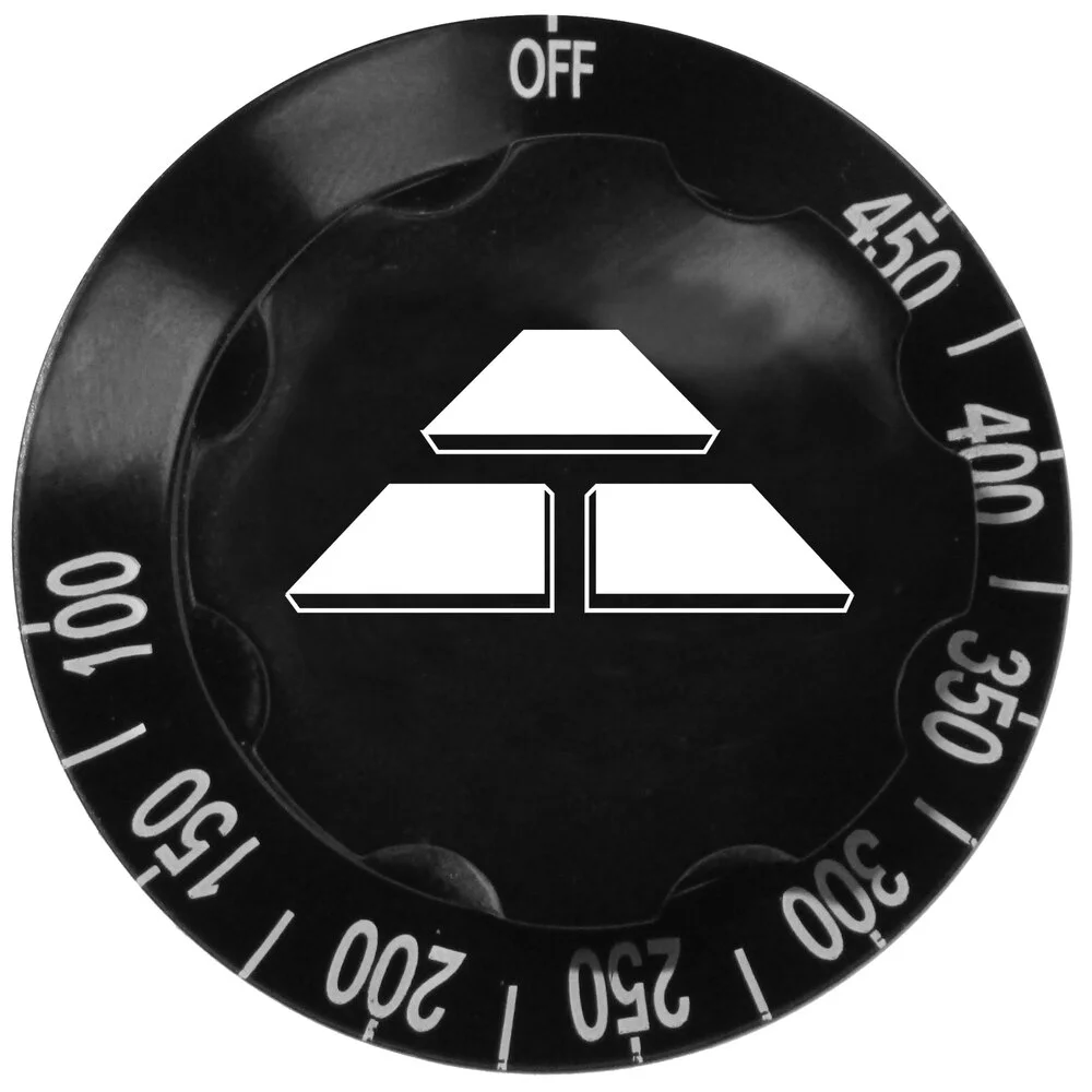 Replacement Knob Thermostat, Black