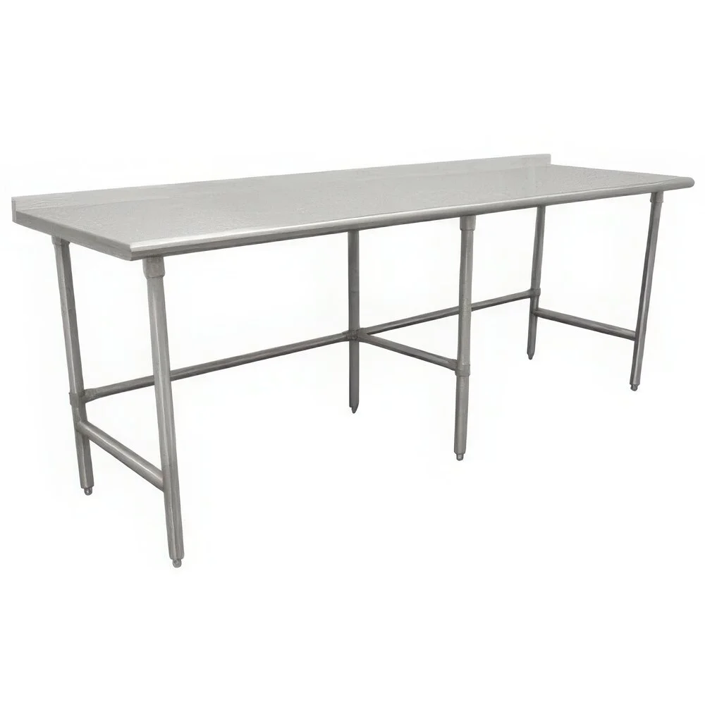 ADVANCE TABCO TFAG-249 Work Table, 108 X 24 Inch Size 16 Ga 430 Ss Top | CD7ZNT