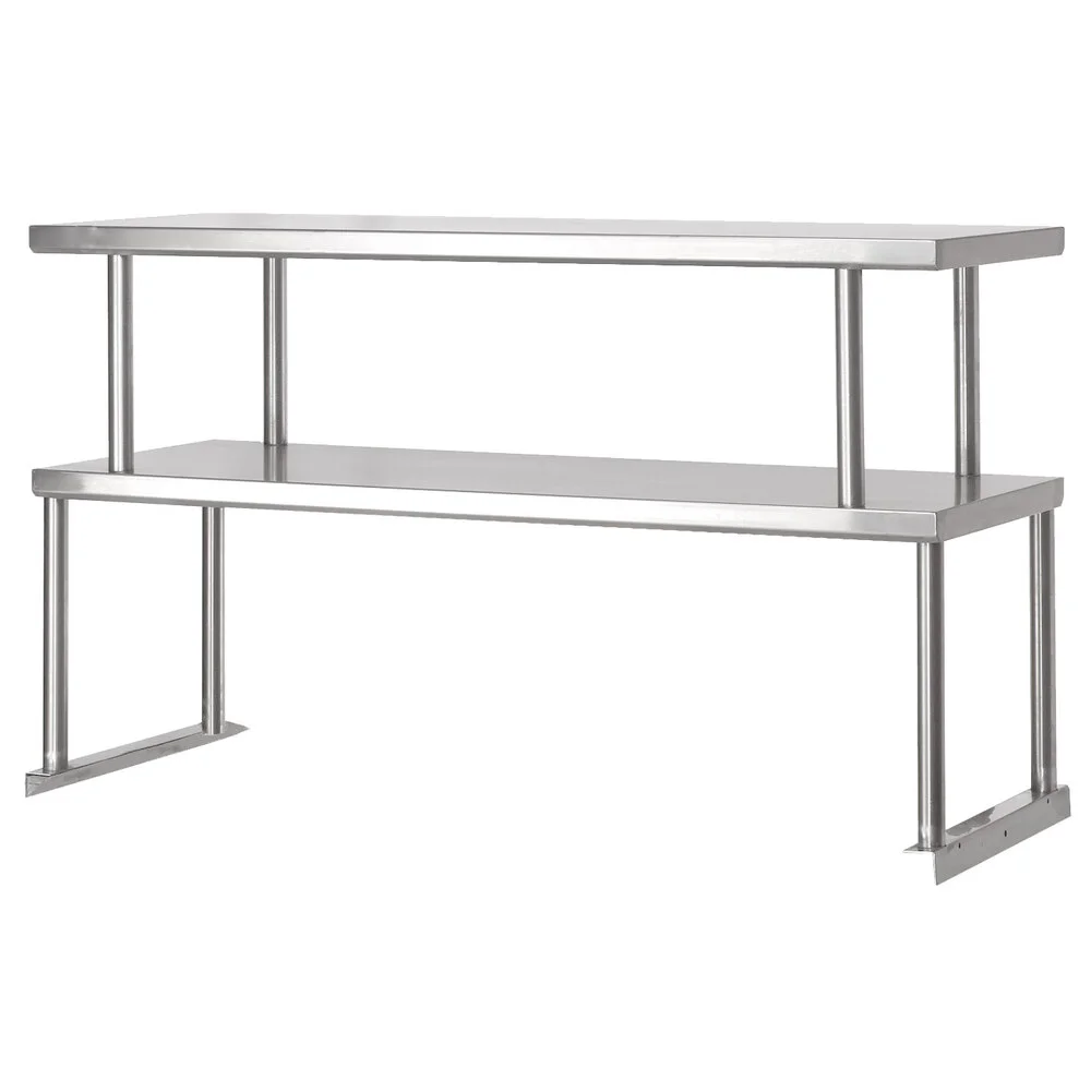 ADVANCE TABCO TOS-2-18 Food Table Overshelves, 31-13/16 X 18 X 27-1/8 Inch Size, 18 Ga Ss Shelves | CD8ALU