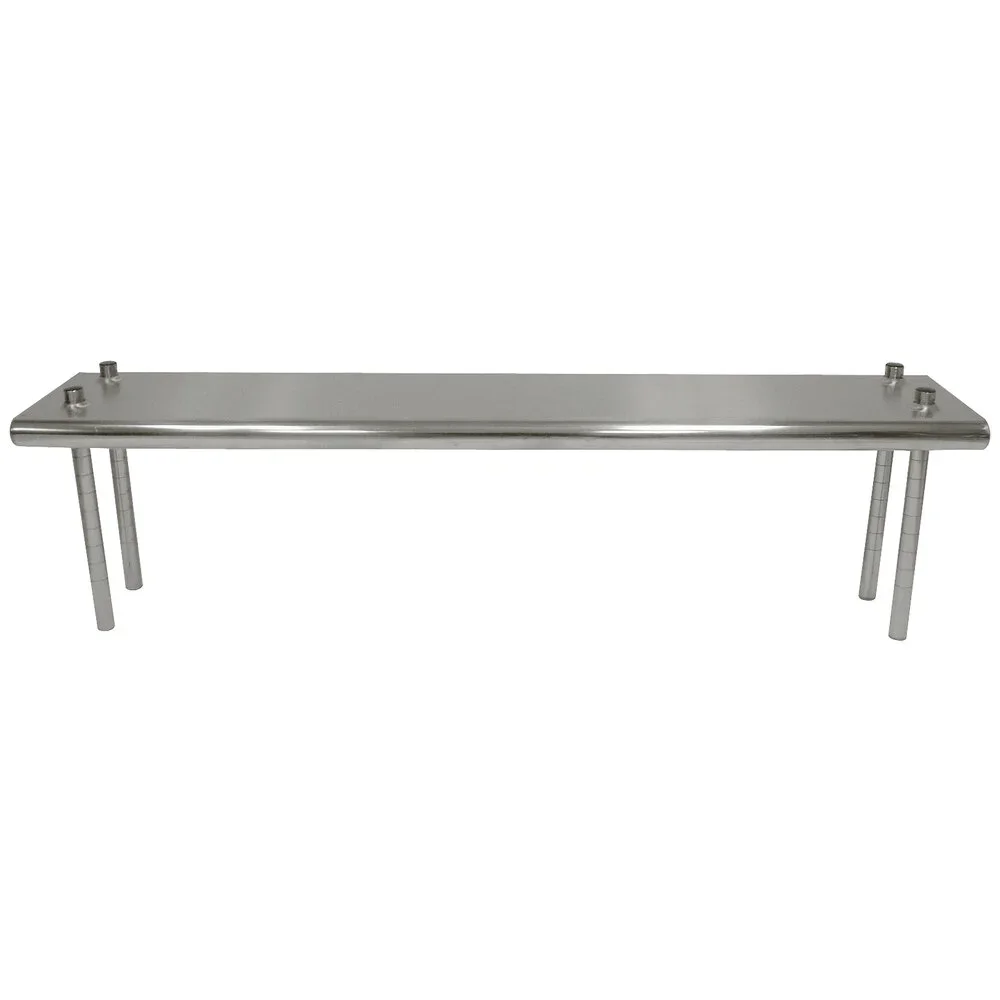 ADVANCE TABCO TS-12-84 Overshelf, Table Mounted, Single, 84 X 12 Inch, 18 Ga 430 Ss | CD8AMW