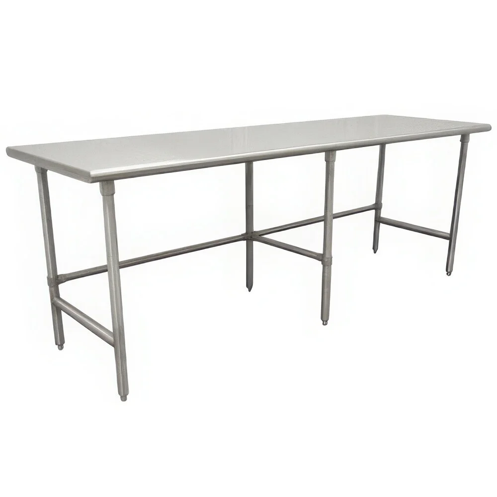 ADVANCE TABCO TSS-4811 Work Table, 132 X 48 Inch Size 14 Ga 304 Ss Top | CD8AWK