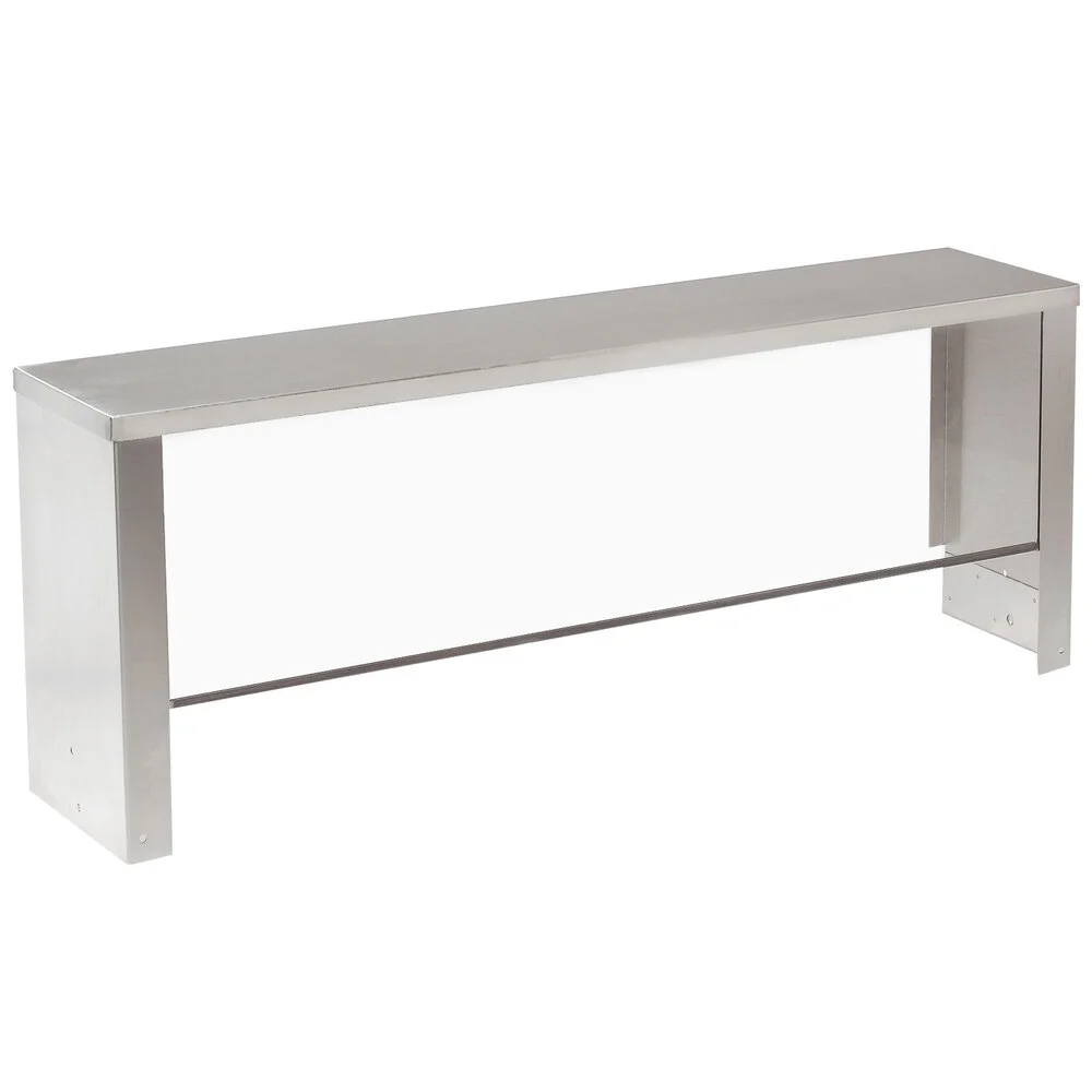ADVANCE TABCO TSS-5 Serving Shelf With Breath Guard, Full-Service, 77-3/4 X 10 X 15 Inch Size | CD8AWU
