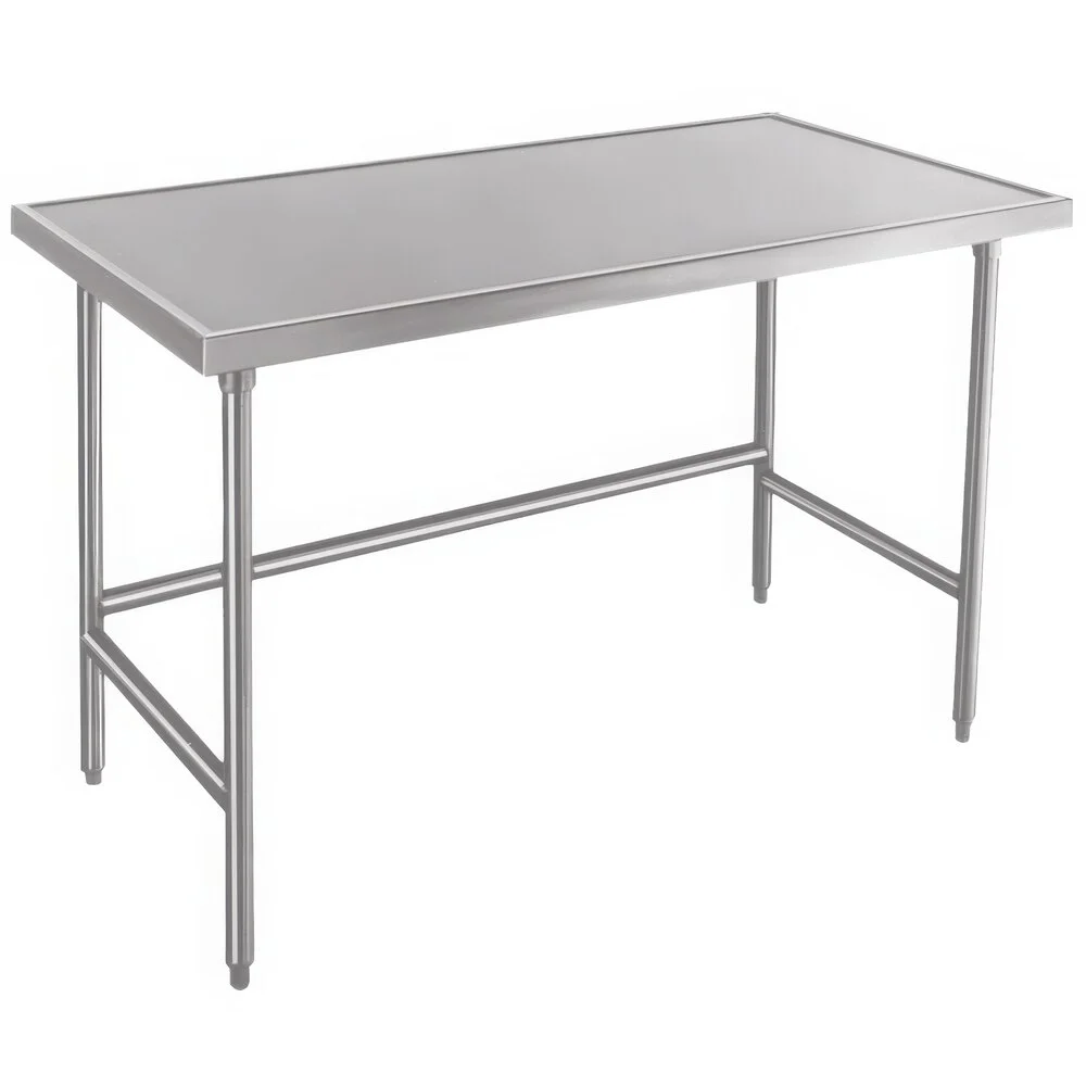 ADVANCE TABCO TVSS-485 Work Table, 60 X 48 Inch Size 14 Ga 304 Ss Top | CD8BEE