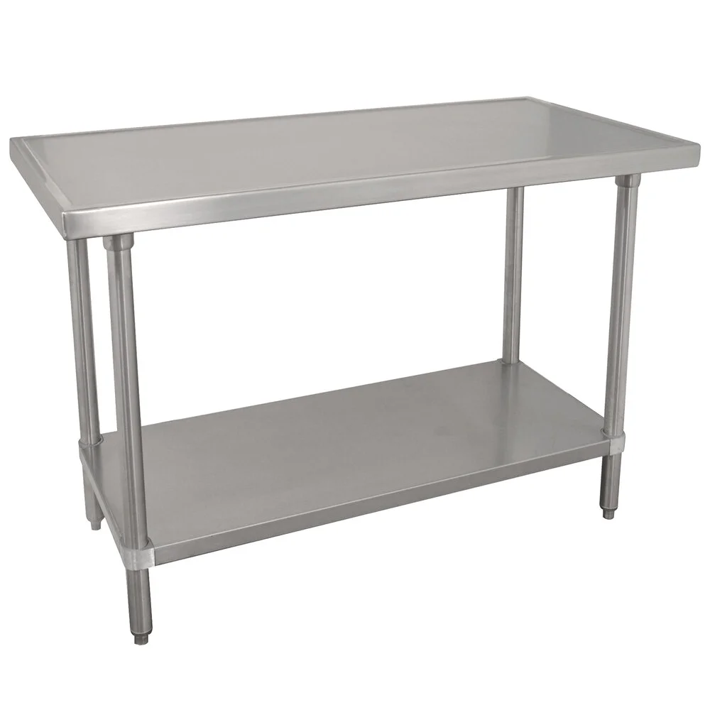 ADVANCE TABCO VLG-367 Work Table, 84 X 36 Inch Size 14 Ga 304 Ss Top | CD8BQD