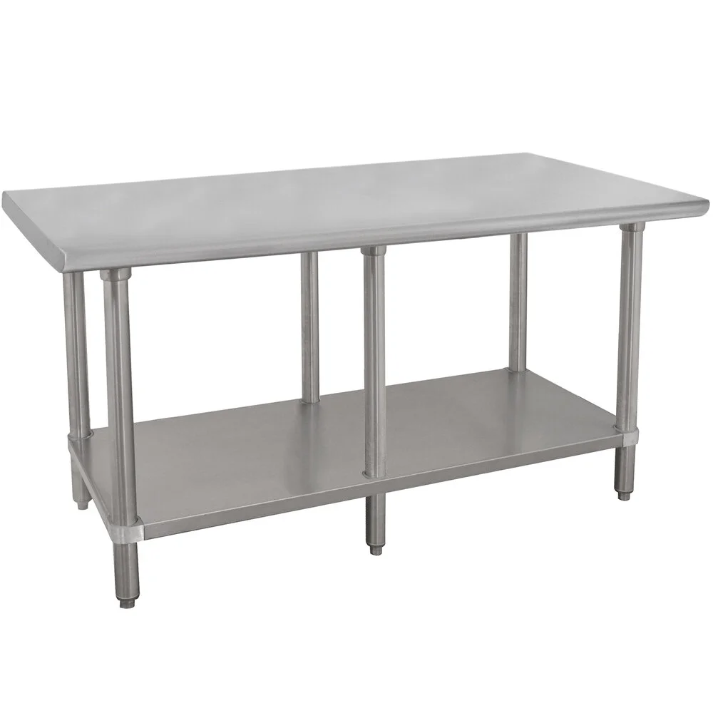 ADVANCE TABCO VSS-2412 Work Table, 144 X 24 Inch Size 14 Ga 304 Ss Top | CD8BQW