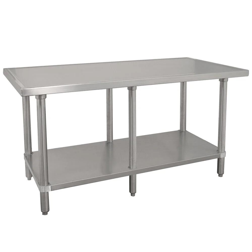 ADVANCE TABCO VSS-3010 Work Table, 120 X 30 Inch Size 14 Ga 304 Ss Top | CD8BRG