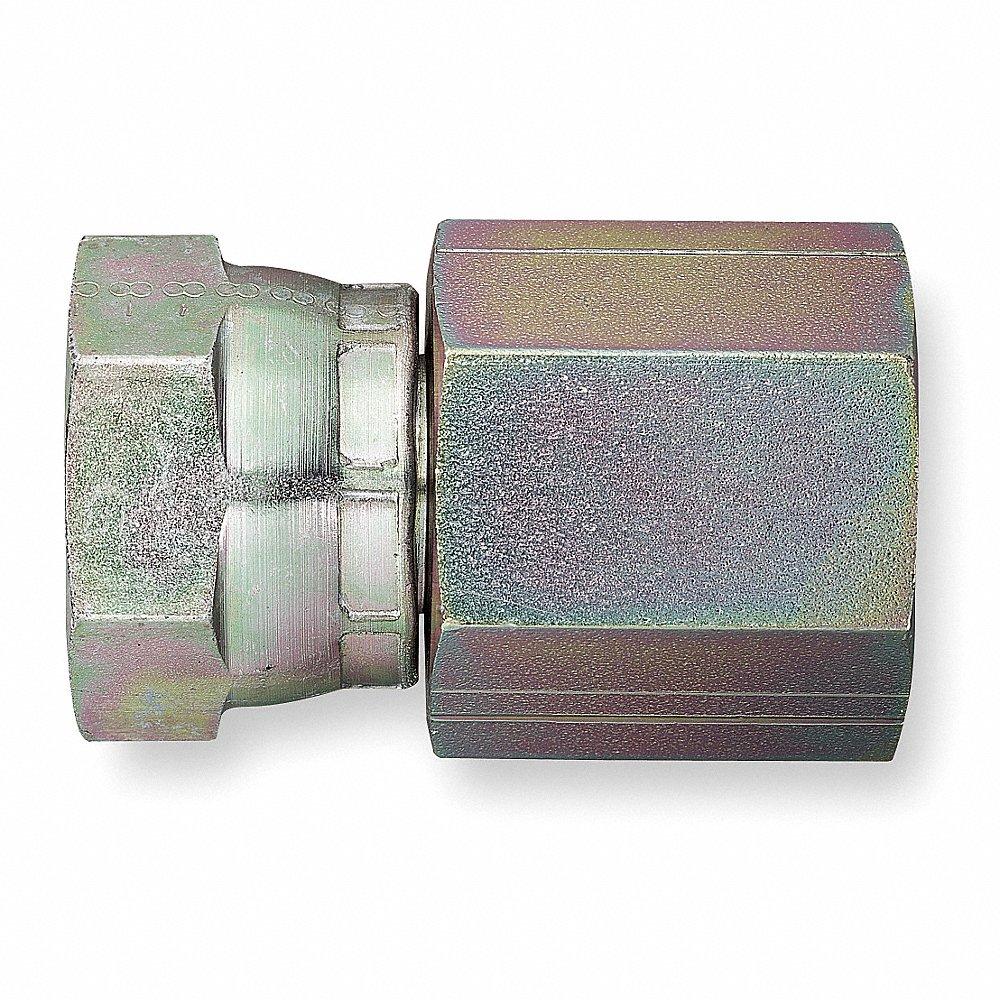 AEROQUIP 259-2046-6-6 Hydraulic Hose Adapter, 3/8 x 3/8 Inch Size, Female, NPSM x NPTF | CJ2MLR 55DX23