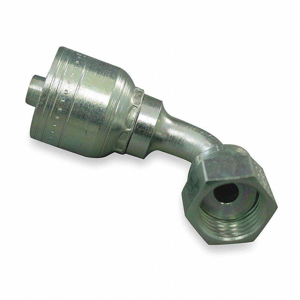AEROQUIP 4SA20FRB20 Elbow, 90 Deg., Swivel, Steel | CJ2LYD 46AD01
