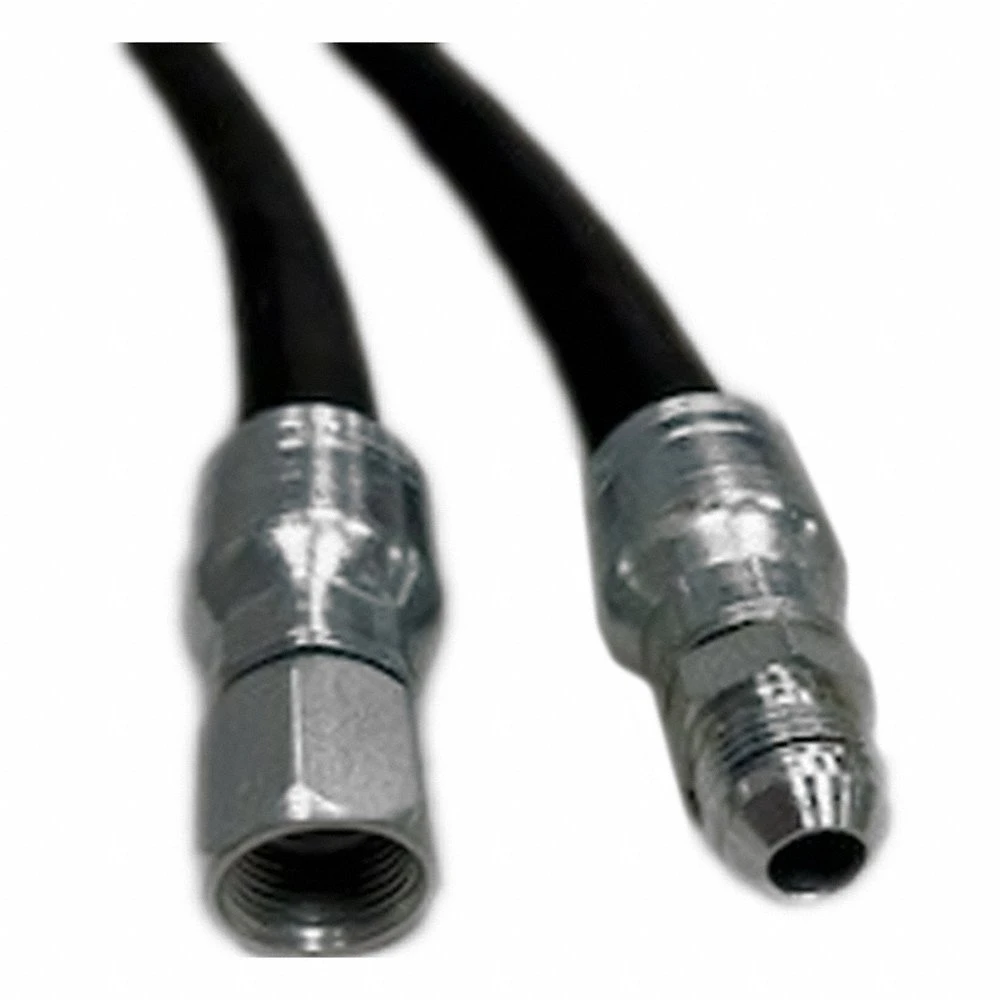 Hydraulic Hose Assembly, 3/4 Inch ID, 1 1/8 Inch OD, 5 ft Length, Synthetic Rubber