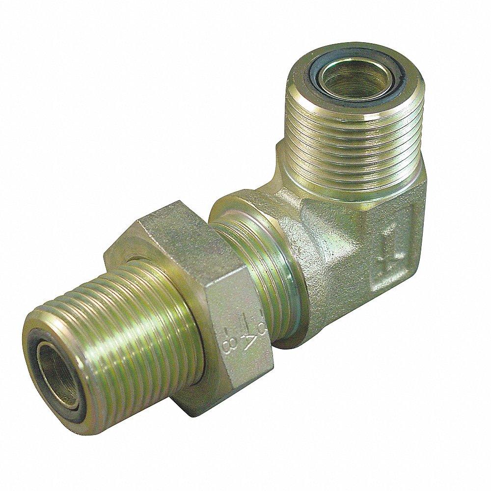 AEROQUIP FF2030T1212S Hydraulic Hose Adapter, 3/4 x 3/4 Inch Size, Male, ORS x ORS, Rigid | CJ2MLP 55DX56