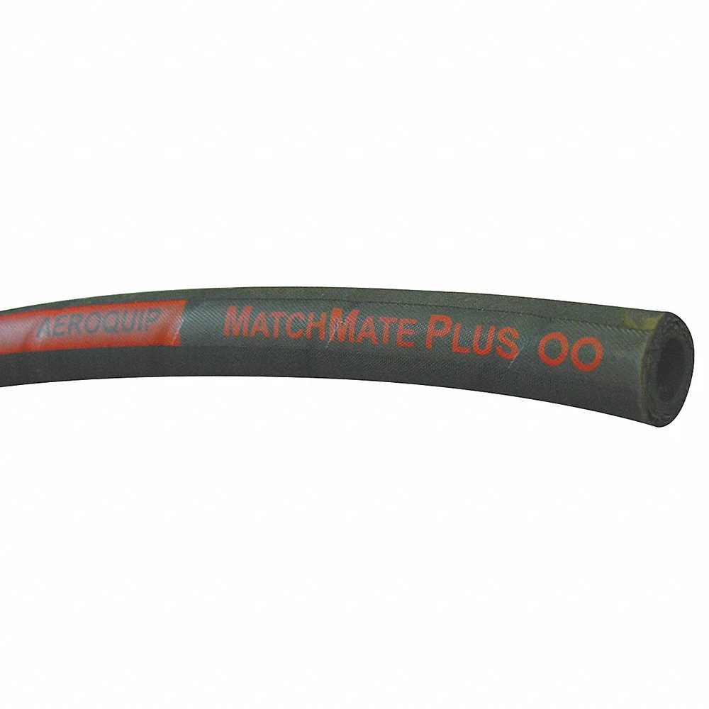 Hydraulic Hose, 1/4 Inch ID, 19/32 Inch OD, 100 ft Length, Synthetic Rubber, 6500 PSI
