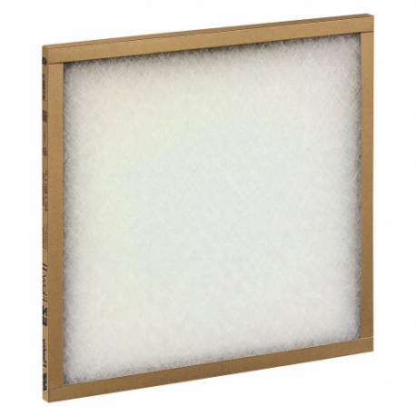 AIR HANDLER 10055.011717 Non-Pleated Panel Air Filter, 17 x 17 x 1 Nominal Filter Size, Fiberglass, Chipboard | CN8DQD 793W38