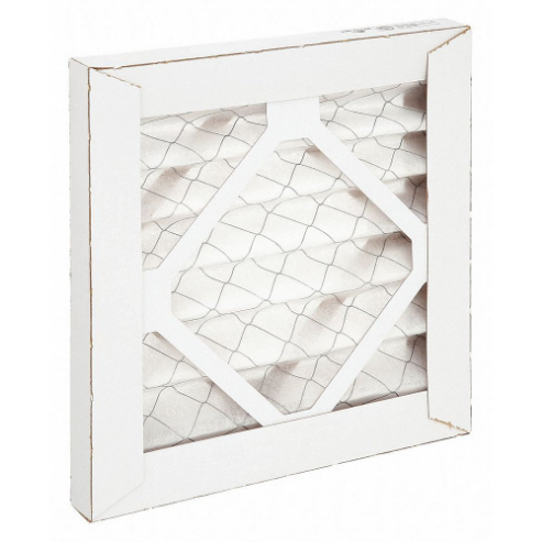 AIR HANDLER 54FE94 Pleated Air Filter, 8x8x1, MERV 7, Std Capacity, Synthetic, Beverage Board | CN8DUX