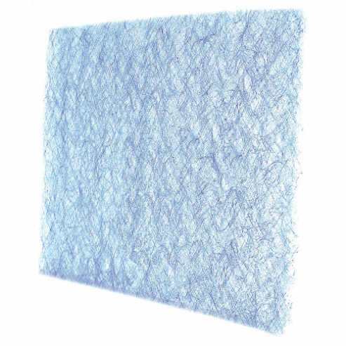Air Filter Pad, 18 x 20 x 1 Inch Nominal Filter Size, Fiberglass, Blue/White, 1 Inch Nominal Thick