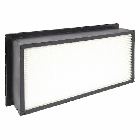 Mini Pleat Air Filter, 12 x 24 x 6 Inch Nominal Filter Size, Synthetic, Plastic, Single Header