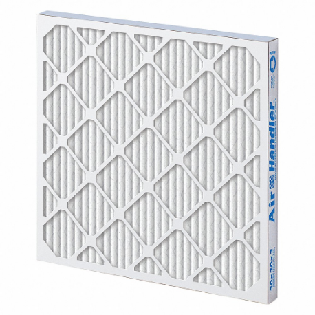 AIR HANDLER 495J17 Pleated Air Filter, 16x25x1, MERV 8, High Capacity, Synthetic, Beverage Board, UL 900 | CN8DTL